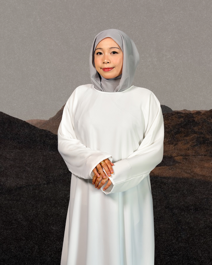 Inner - Abaya Soft White Inner